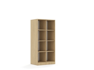 Regał Blox Base 70 4PP 706x466x1517 korpus dąb