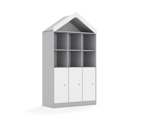 Regał BLOX Base 110 4PP 3F2 z daszkiem 1049x466x1927