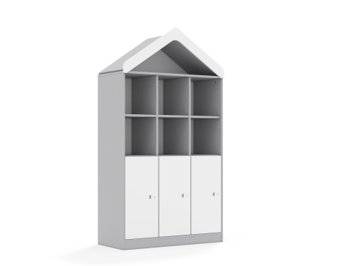 Regał BLOX Base 110 4PP 3F2 z daszkiem 1049x466x1927