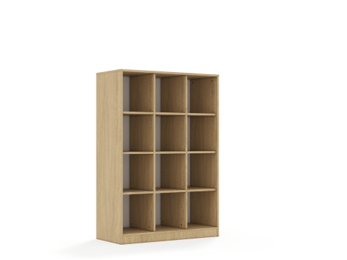 Regał Blox Base 110 4PP 1049x466x1517 korpus dąb - 88f19f793b56a567d997cc8e3097a3c0