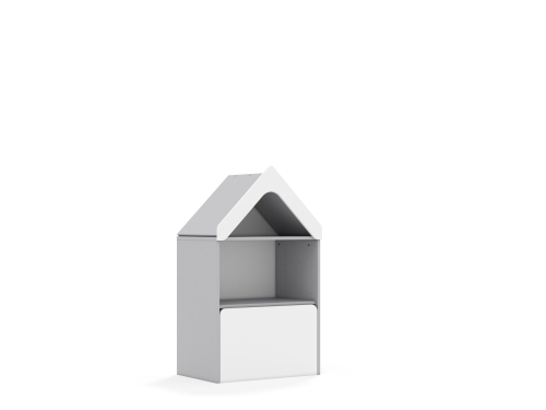 Regał BLOX Base 70 2P ze skrzynią i daszkiem 706x466x1223 - 3f42b3b276937bdd22f12e951325087d