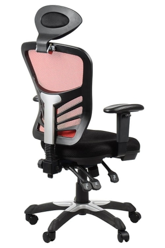 Fotel biurowy gabinetowy HG-0001H/CZERWONY krzesło biurowe obrotowe