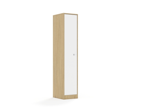 Szafa Blox Base 40 5P 1F5 363x466x1869 korpus dąb/1x front biały - 6e5b05dbe2a9e9f8d73c11e26e4d5c4f