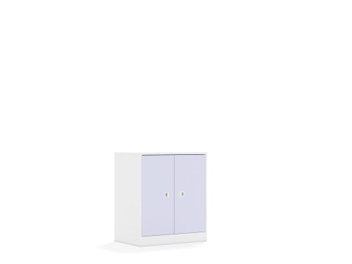 Szafa Blox Colours 70 2P 2F2 706x466x813 korpus biały/2x front pastelowy fioletowy