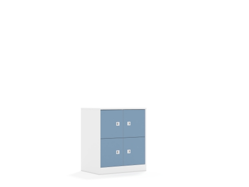 Szafa Blox Colours 70 2PP 4F1 706x466x813 korpus biały/4x front pastelowy niebieski - ddf0fcf875bc693a4cd80e42b998ca53