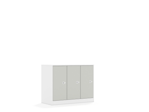 Szafa Blox Colours 110 2PP 3F2 1049x466x813 korpus biały/3x front jasny szary - 0a140547366bbe4502833b3dc2b6bfc5