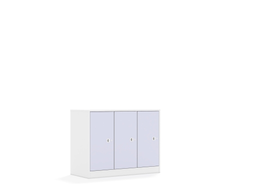 Szafa Blox Colours 110 2PP 3F2 1049x466x813 korpus biały/3x front pastelowy fioletowy - 2ea67e6fba80c647c15a4d2a5942284b