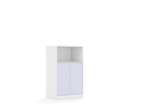 Regał Blox Colours 70 3P 2F2 706x466x1165 korpus biały/2x front pastelowy fioletowy - 2a259378ddfd08b1ccba782e3cc46eb7