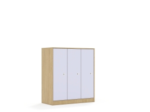 Szafa Blox Colours 110 3PP 3F3 1049x466x1165 korpus dąb/3x front pastelowy fioletowy