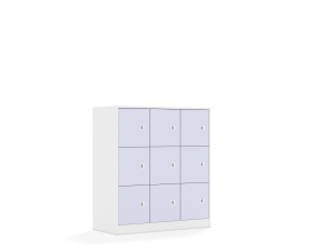 Szafa Blox Colours 110 3PP 9F1 1049x466x1165 korpus biały/9x front pastelowy fioletowy