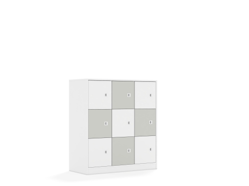 Szafa Blox Colours 110 3PP 9F1 1049x466x1165 korpus biały/5x front biały i 4x front jasny szary - e4be26e269600ccfaa776ce8107d5073