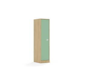 Szafa Blox Colours 40 4P 1F4 363x466x1517 korpus dąb/1x front pastelowy zielony