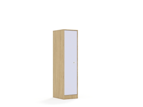 Szafa Blox Colours 40 4P 1F4 363x466x1517 korpus dąb/1x front pastelowy fioletowy