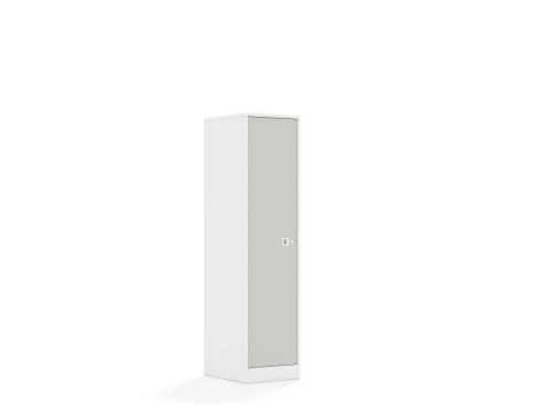 Szafa Blox Colours 40 4P 1F4 363x466x1517 korpus biały/1x front jasny szary
