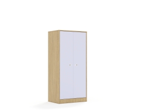 Regał Blox Colours 70 4P 2F4 706x466x1517 korpus dąb/2x front pastelowy fioletowy