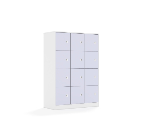 Szafa Blox Colours 110 4PP 12F1 1049x466x1517 korpus biały/12x front pastelowy fioletowy