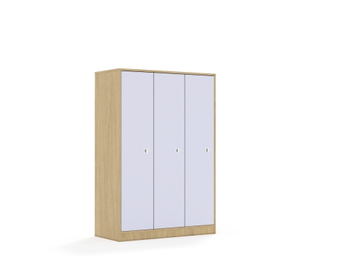 Szafa Blox Colours 110 4PP 3F4 1049x466x1517 korpus dąb/3x front pastelowy fioletowy - 4490e7e86c68a0e504873bf24ef61b3b
