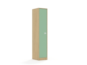 Szafa Blox Colours 40 5P 1F5 363x466x1869 korpus dąb/1x front pastelowy zielony