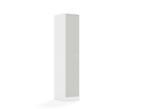 Szafa Blox Colours 40 5P 1F5 363x466x1869 korpus biały/1x front jasny szary