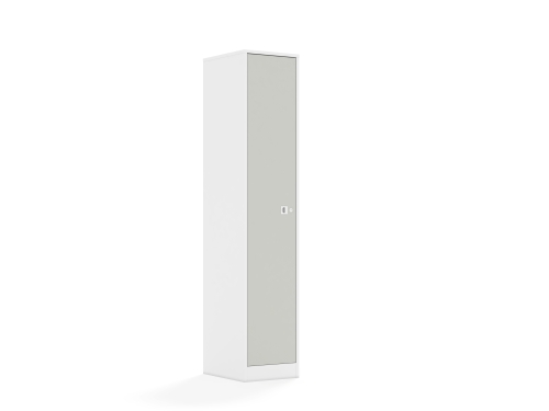 Szafa Blox Colours 40 5P 1F5 363x466x1869 korpus biały/1x front jasny szary