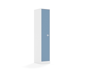 Szafa Blox Colours 40 5P 1F5 363x466x1869 korpus biały/1x front pastelowy niebieski
