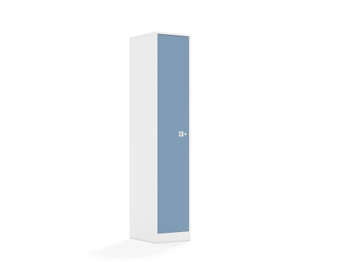 Szafa Blox Colours 40 5P 1F5 363x466x1869 korpus biały/1x front pastelowy niebieski