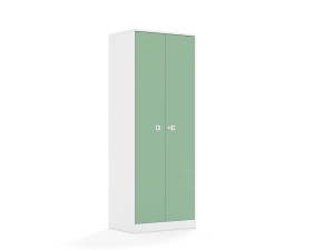 Szafa Blox Colours 70 5P 2F5 706x466x1869 korpus biały/2x front pastelowy zielony