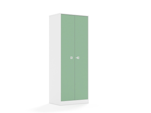 Szafa Blox Colours 70 5P 2F5 706x466x1869 korpus biały/2x front pastelowy zielony - b83c9b9c31b6c6ac1871ccc9f407e412