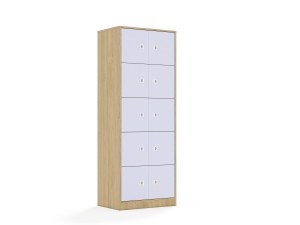 Szafa Blox Colours 70 5PP 10F1 706x466x1869 korpus dąb/10x front pastelowy fioletowy