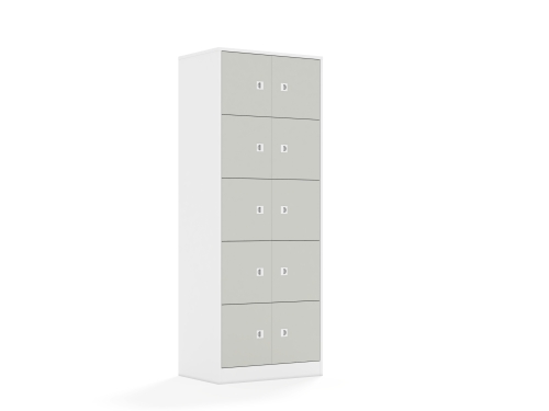 Szafa Blox Colours 70 5PP 10F1 706x466x1869 korpus biały/10x front jasny szary - 4d7f0465bc1ef6af1a11253d6f2cbfeb