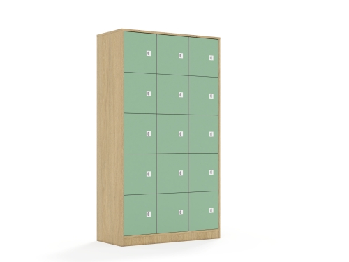 Szafa Blox Colours 110 5PP 15F1 1049x466x1869 korpus dąb/15x front pastelowy zielony - 21beceb3ed3651be7f06ff11569acaa7