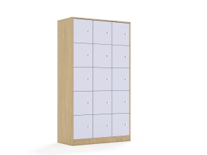 Szafa Blox Colours 110 5PP 15F1 1049x466x1869 korpus dąb/15x front pastelowy fioletowy