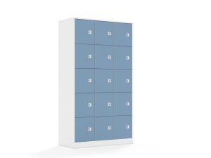 Szafa Blox Colours 110 5PP 15F1 1049x466x1869 korpus biały/15x front pastelowy niebieski