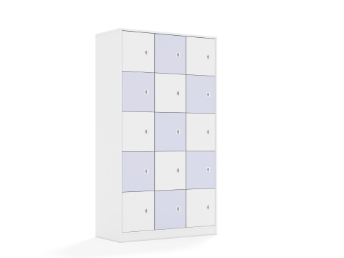 Szafa Blox Colours 110 5PP 15F1 1049x466x1869 korpus biały/8x front biały i 7x front pastelowy fioletowy - 859e6f80e146ce932b19f69f2ed82e73