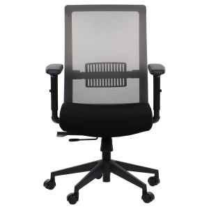 Swivel office chair with seat slide system RIVERTON M/L - different colours - black-grey