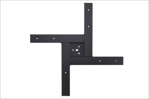 Podstawa stolika SH-3050-3/H/B, wysokość 109.5 cm (hoker), czarna - detail4.JPG