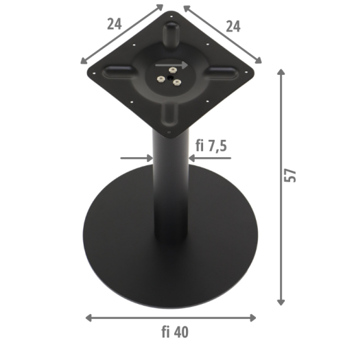Podstawa stolika metalowa SH-5001-4/L/B - 9485a8f4683f52c27d1ea31ba9ba16aa