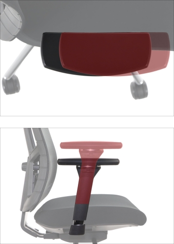 Krzesło Obrotowe AKCENT PLUS Czarne Siatka - M-mechanisms1-2.JPG