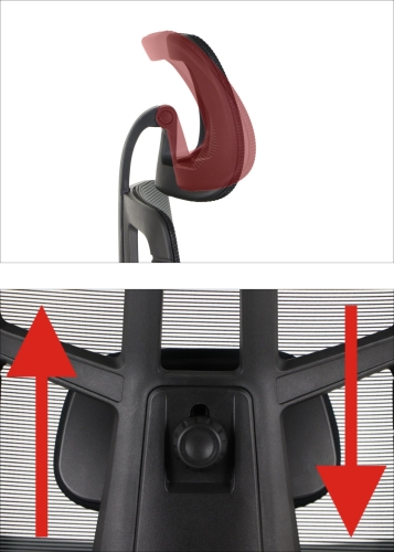 Krzesło Obrotowe AKCENT PLUS Czarne Siatka - M-mechanisms1-4.JPG