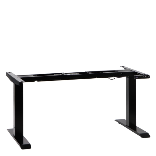 Stelaż z elektryczną regulacją wysokości UT05-3T/B  wys. 61-125,5 cm  dwusilnikowy czarny - 2.JPG