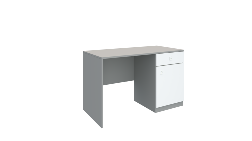 Biurko w kolorze szarym 120x60x76 cm - Biurko w kolorze szarym.png