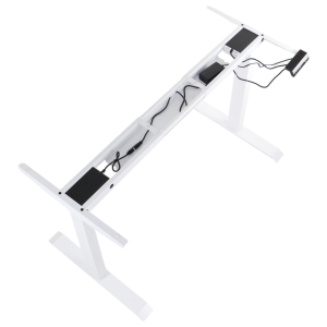 Stelaż z elektryczną regulacją wysokości UT04E-2T/W BIAŁY