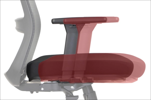 Fotel biurowy Wister szary detal 9.JPG