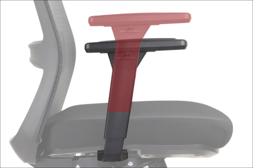 Fotel biurowy Wister szary detal 8.JPG