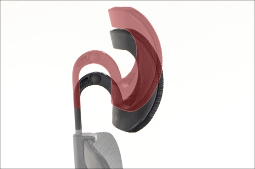 Fotel biurowy Wister szary detal 6.JPG