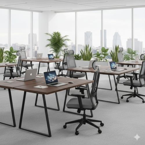 Fotel biurowy Wister szary detal 5.JPG