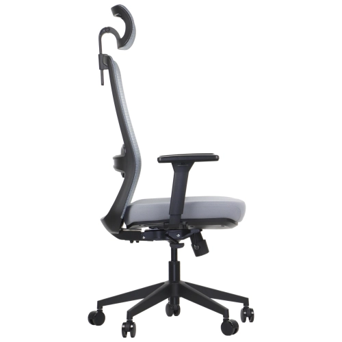 Fotel biurowy Wister szary bok.JPG