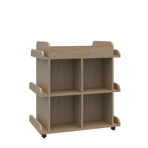 Biblioteczka mobilna Smart 2P z półkami dwustronnymi 866x518x948 - v-smart-kc-bm-2p-pd-smart-kc-bm-2p-pd-o-SMART-KC-BM-2P-PD-O.jpg
