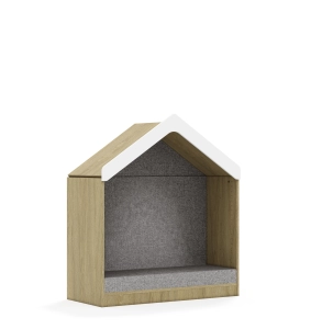 Domek tapicerowany BLOX Base 110 2P z daszkiem 1049x466x1223