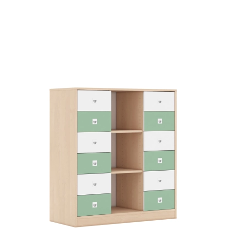 Regał BLOX Base 110 3PP 12SB 1049x466x1165 - v-box-3pp-3r-12sb-box-3pp-3r-12sb-bwpgrn-BOX-3PP-3R-12SB-BWPGRN.jpg